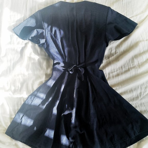 Authentic Vintage Vittoria Virini Navy Dress - Picture 3 of 10